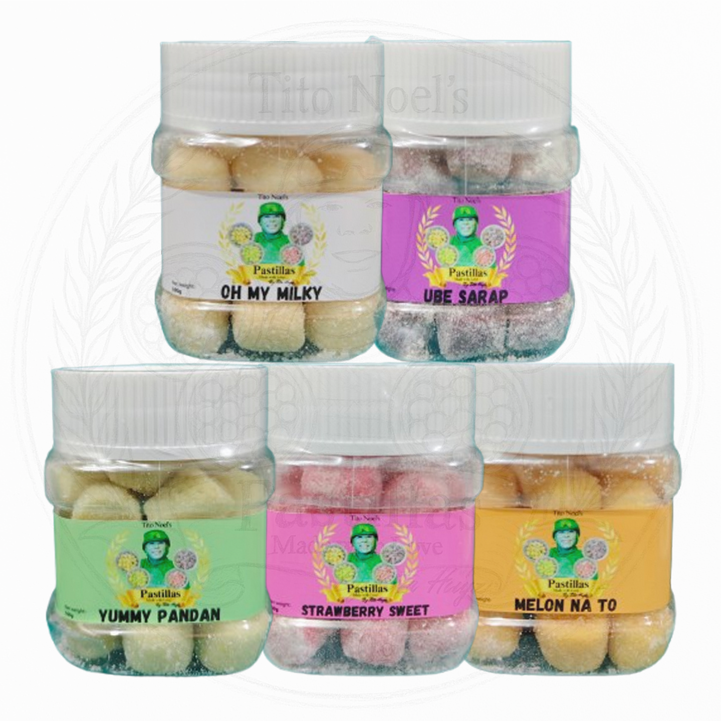 5 Tito Noel's Pastillas Flavors 500g
